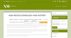 Desktop Screenshot of newmexicogenealogy.com