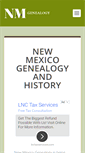 Mobile Screenshot of newmexicogenealogy.com